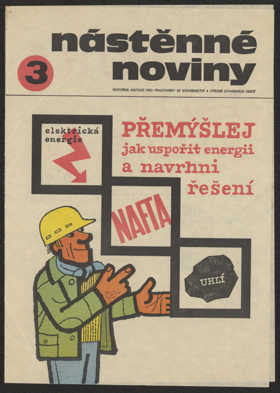 Karel Pekárek - Nástěnné noviny, 3- názorná agitace pro pracovníky ve stavebnictví