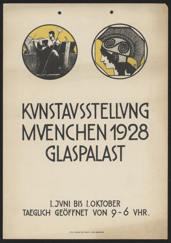 Franz von Stück - Kunsausstellung Muenchen 1928, Glaspalast