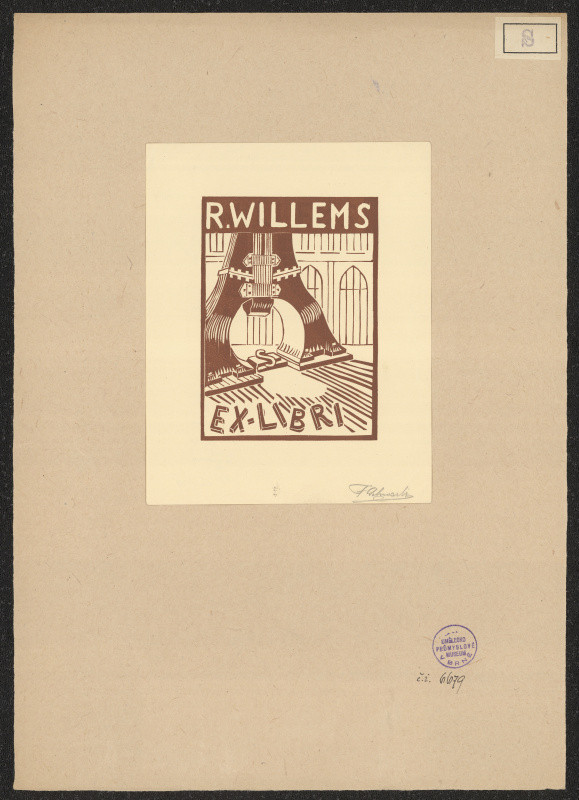 F. Schwerter - Ex libris R. Willems