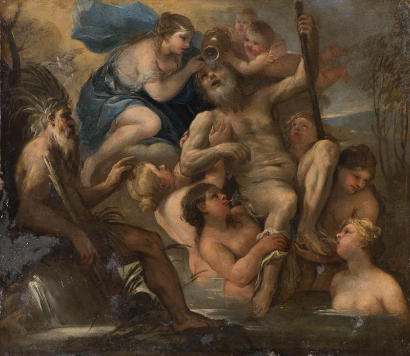 Luca Giordano - Venuše a Aeneas