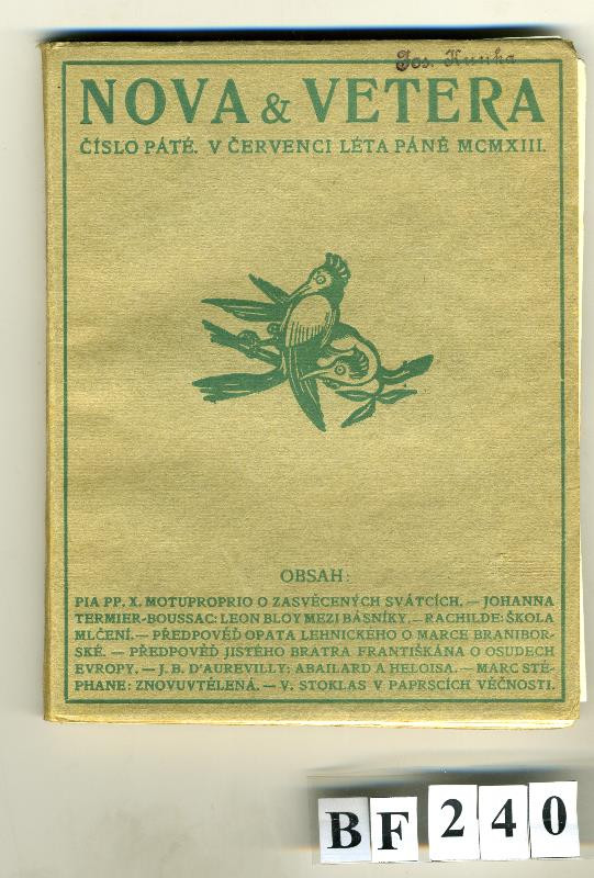 Kryl & Scotti, Antonín Ludvík Stříž, neurčený autor - Nova & vetera, číslo páté