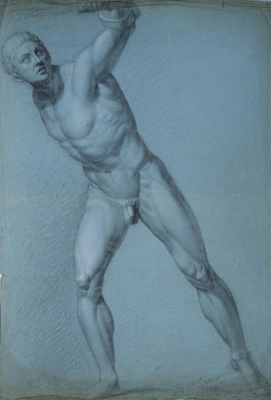 Carl von Sales - Anatomická studie mužského aktu