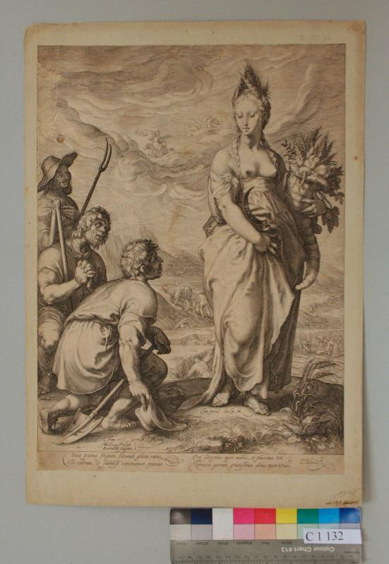 Johann (Jan) Saenredam - Uctívání bohyně Ceres venkovany
