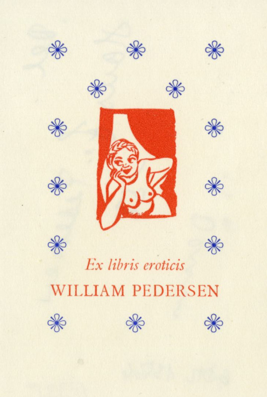 Hans Pedersen - Ex libris eroticis William Pedersen