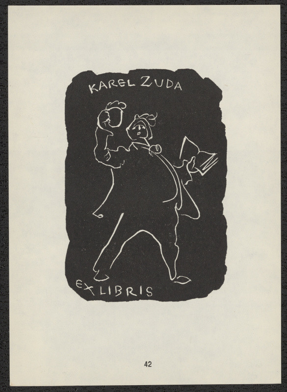 Emil Kotrba - Ex libris Karel Zuda. in Ex libris Emil Kotrba. Praha 1969