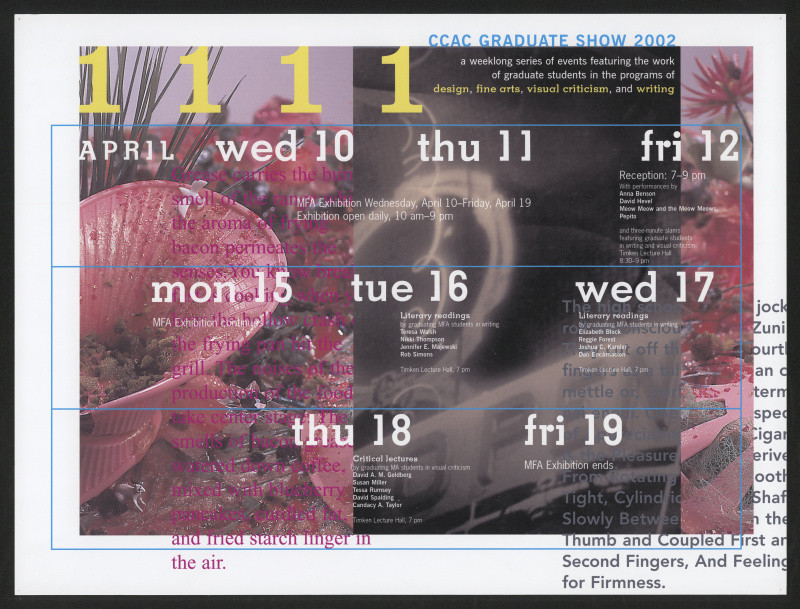 Lucille Tenazas - 1111 CCAC Gradouate Show 2002