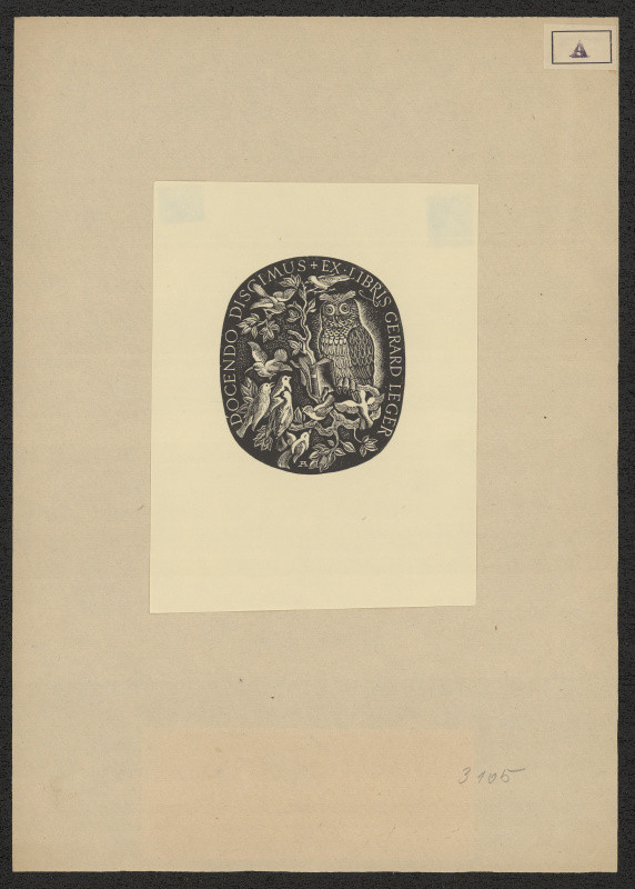 Désiré Antoine Acket - Exlibris Gerard Leger