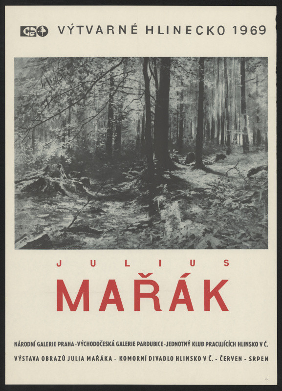 neznámý - Julius Mařák - výtvarné Hlinecko 1969, Komorní divadlo Hlinsko