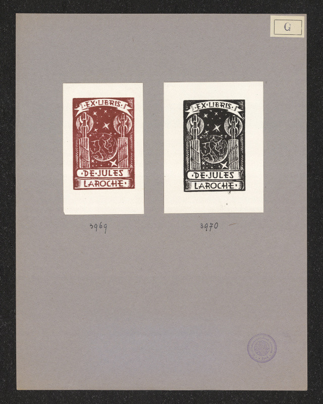 Eugenia Greinert - Ex libris de Jules Laroche