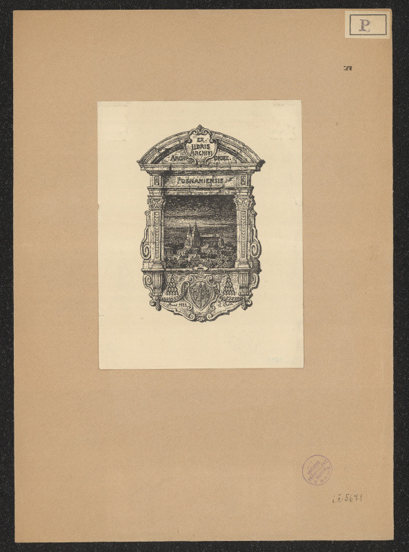 T. Pzulc - Ex libris Archivi Posnaniensis
