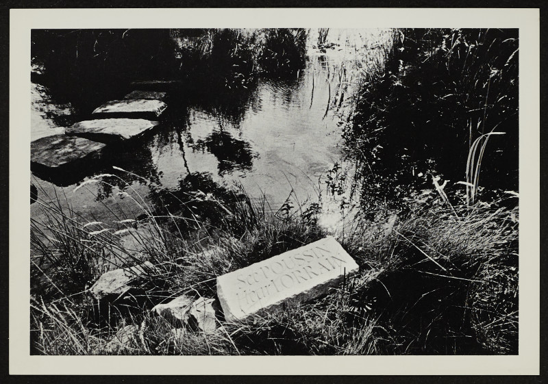 Ian Hamilton Finlay - Elegiac Inscription