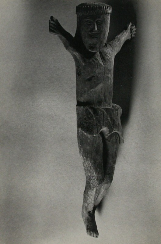 Jan Svoboda - Bez názvu (Lidová řezba, Kristus), z cyklu Pojednání o plastice / Untitled, from the Essays on Sculpture cycle