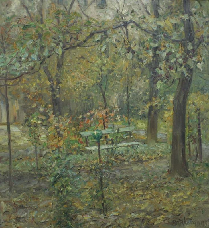 Hänisch (?) - Krajina (Podzimní zahrada)
