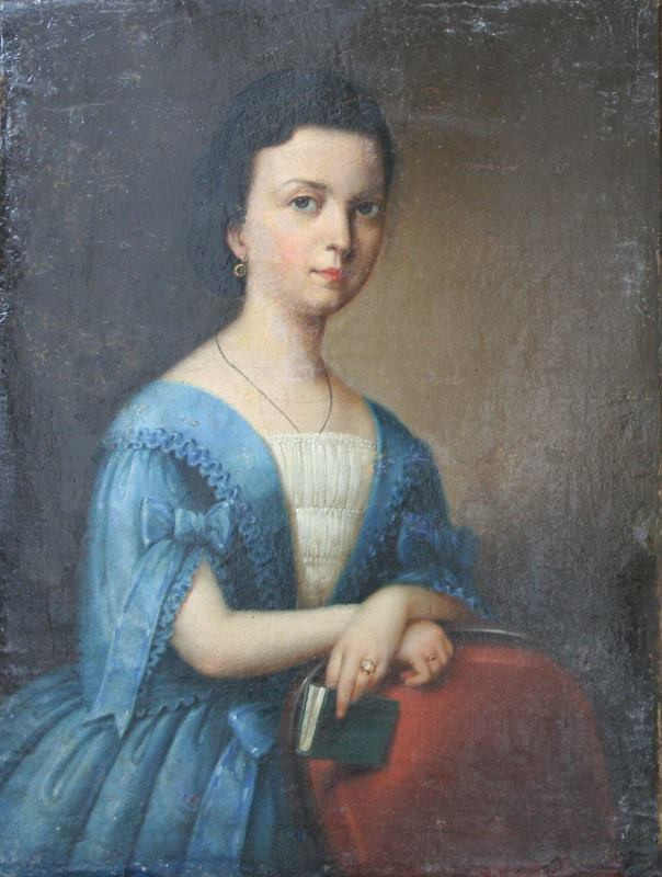 Antonín Ferenz - Podobizna malířovy dcery Terezie Ferenzové