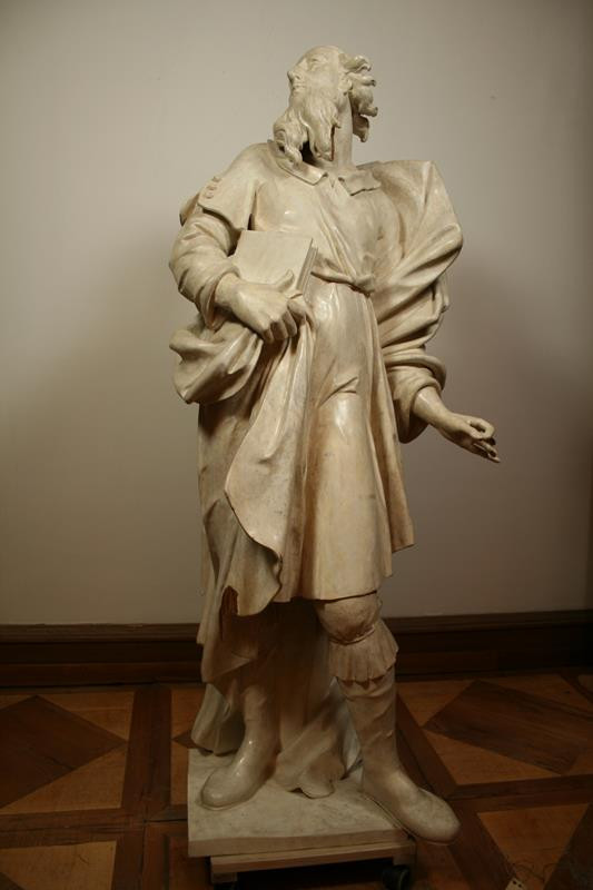 neznámý sochař moravský - Světec s knihou