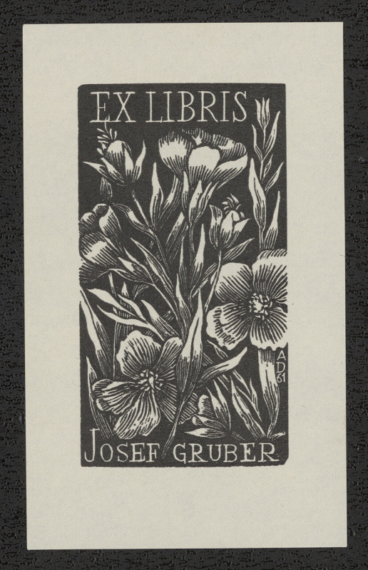 Antonín Doležal - Ex libris Josef Gruber