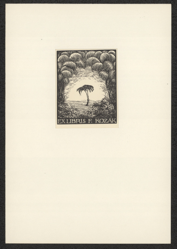 František Kobliha - Ex libris F. Kozák