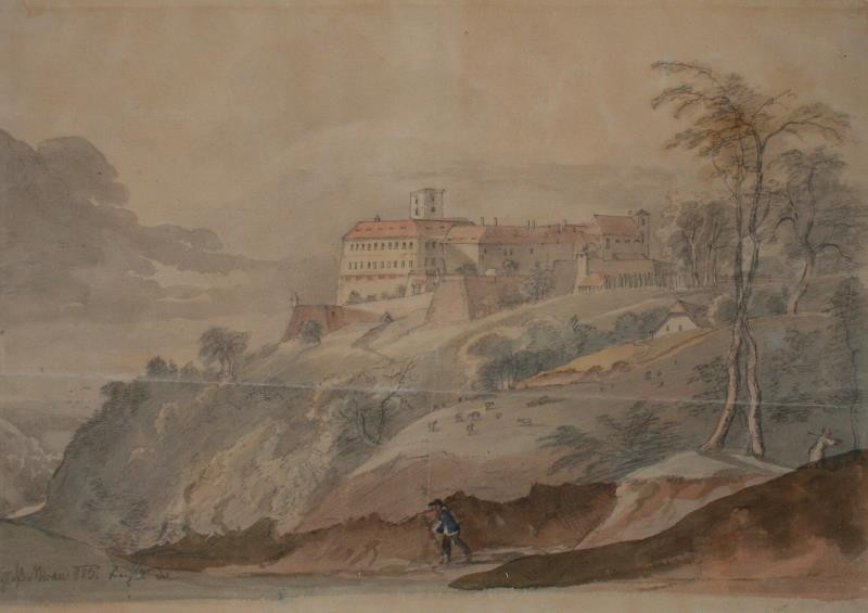 František (Franz) Richter - Mírov-Pohled na hrad