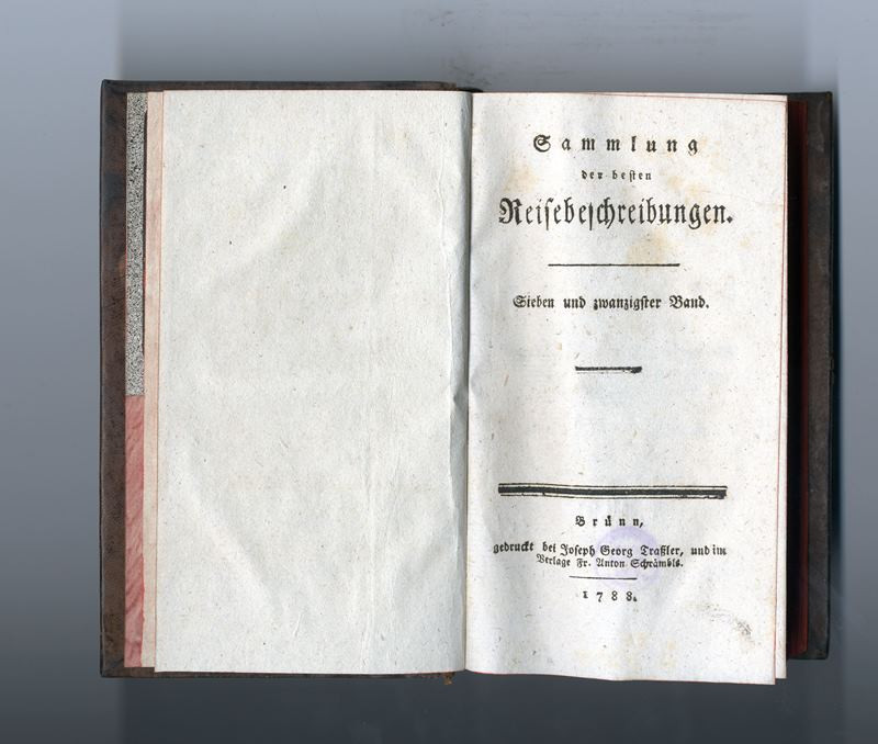 neurčený autor, Joseph Georg Traßler, Franz Anton Schrämbl - Sammlung der besten Reisebesschreibungen. Sieben und zwanzigster Band