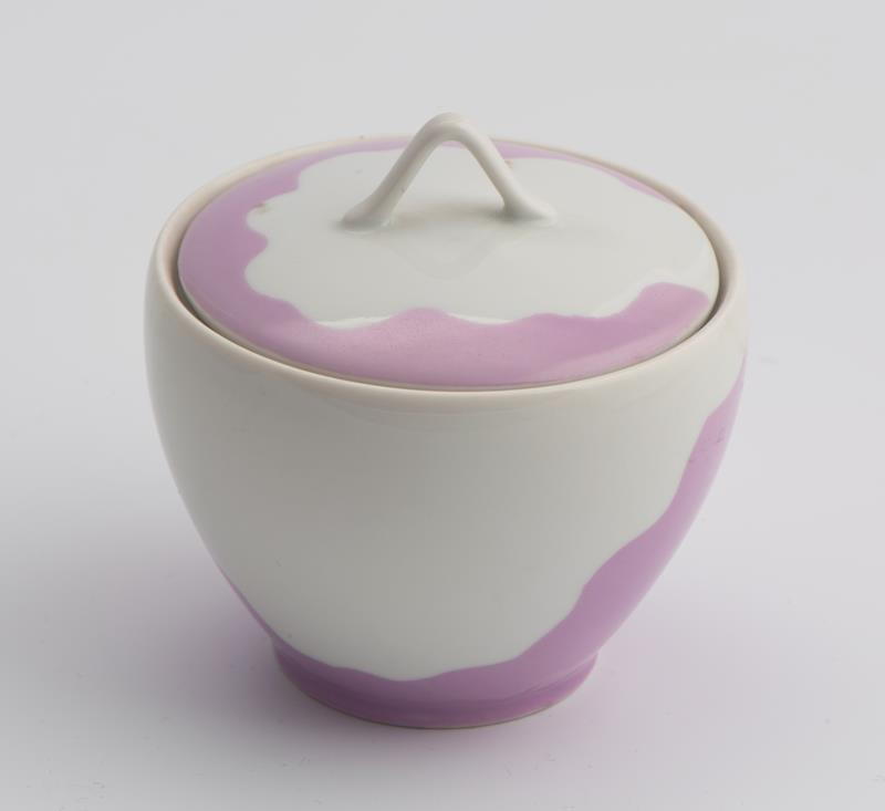 n.p. Karlovarský porcelán Loučky - cukřenka z čajového souboru