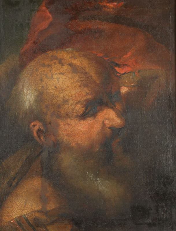 neznámý malíř - Mužská hlava II