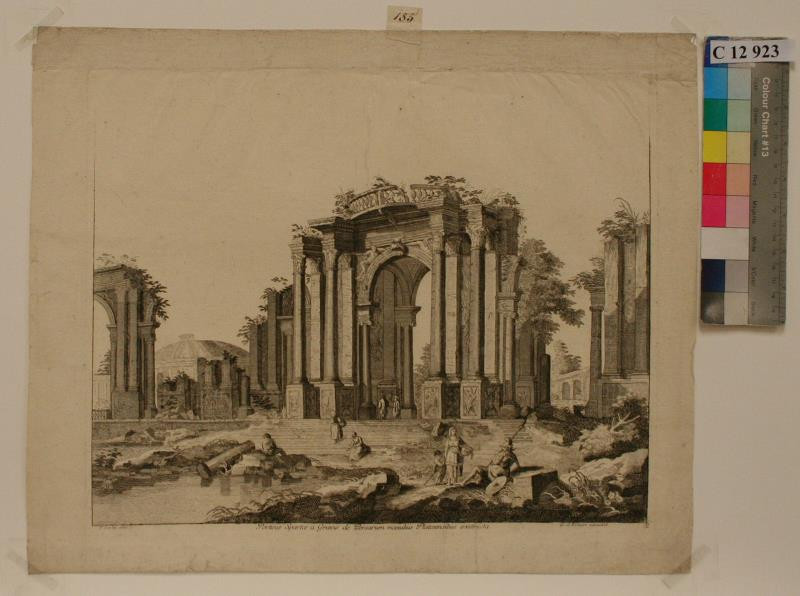 Pierre François Basan - Porticus  Spartae  a  Graecis  de  Persarum …