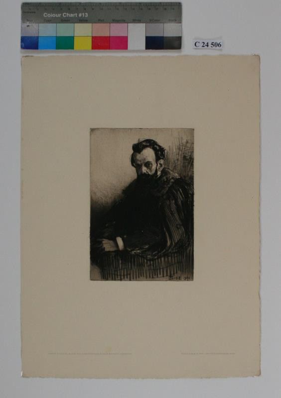 Ludwig Michalek - Podobizna  spisovatele  K.  M.  Kuzmanyho,  1902