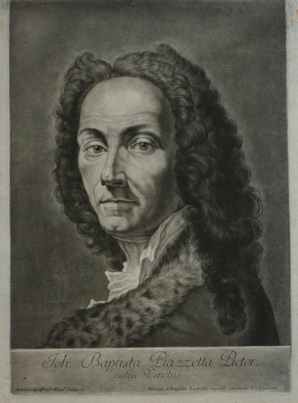 Johann Gottfried Haid - Joh. Baptista Piazzetta, Pictor, natus Venetiis