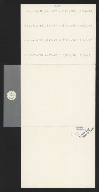 Jarmil Klecker - Celostátní výstava poštovních známek