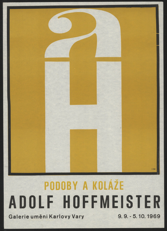 Jan Pelc - Podoby a koláže, Adolf Hoffmeister, Galerie umění Karl. Vary 1969