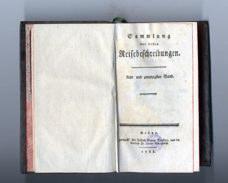neurčený autor, Joseph Georg Traßler, Franz Anton Schrämbl - Sammlung der beste Reisebeschreibungen. Acht und zwanzigster Band