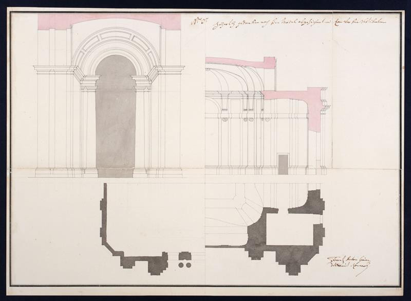 Franz Anton Grimm - Dvě studie dle modelu - vestibul