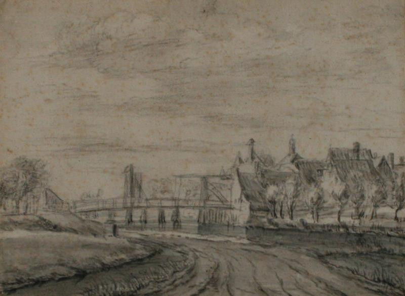 Jacob Isaakszoon van Ruisdael - Krajina s mostem