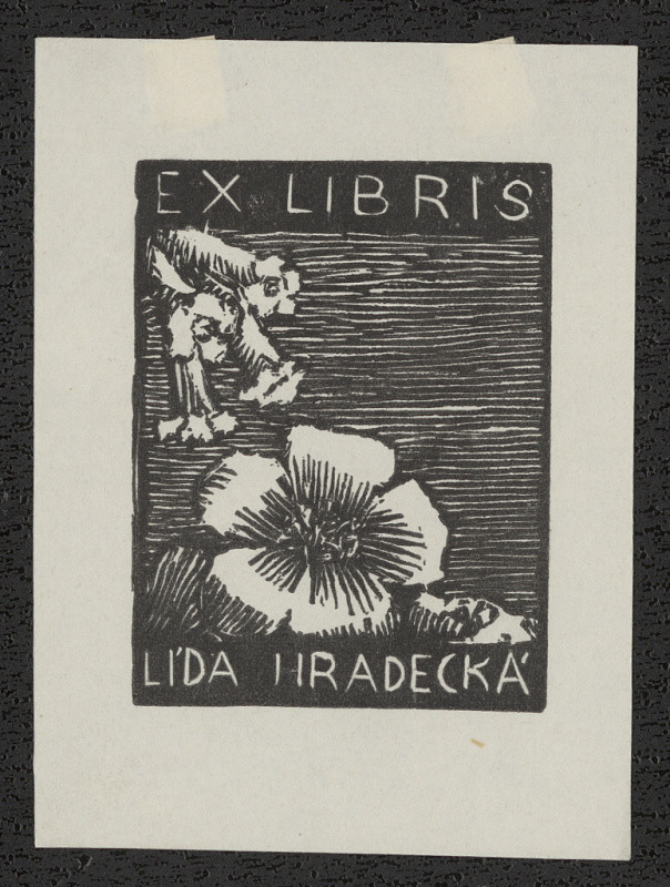 František Hradecký - Ex libris Lída Hradecká