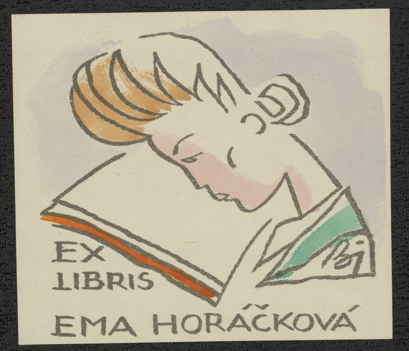 František Bidlo - Exlibris Ema Horáčková