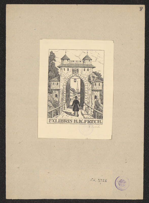 Karl Frech - Exlibris H. K. Frech