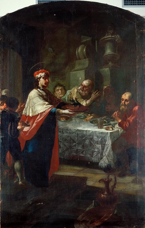 Johann Lukas Kracker - dílna - Hostina  sv. Václava