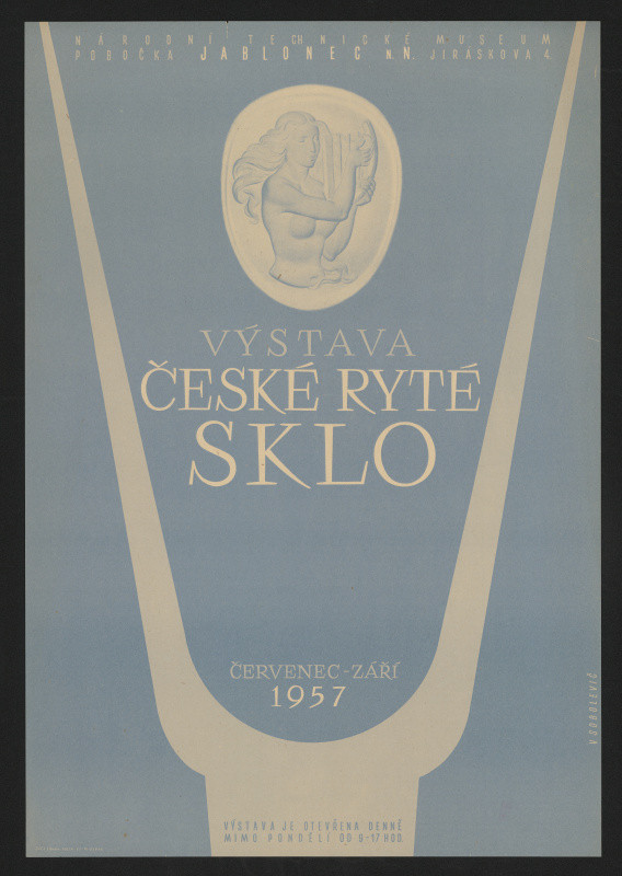 Vladimír Sobolevič - Výstava České ryté sklo 1957 Jablonec n. N.