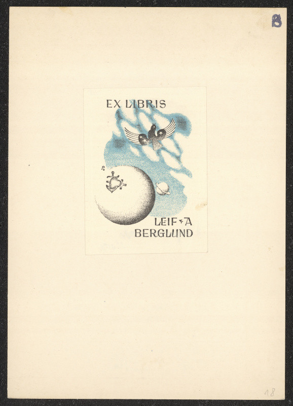 Henry Seljaerven - Ex libris Leif a Berglund