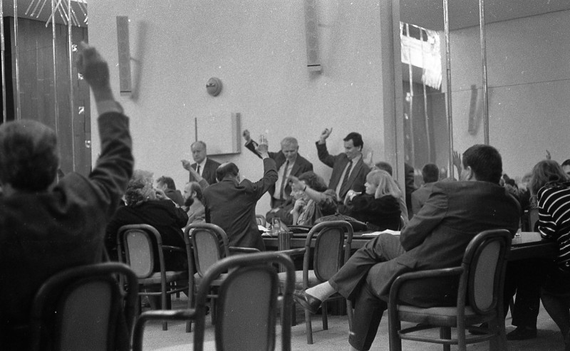 Dagmar Hochová - Jednání klubu Občanského fóra v České národní radě, březen 1991