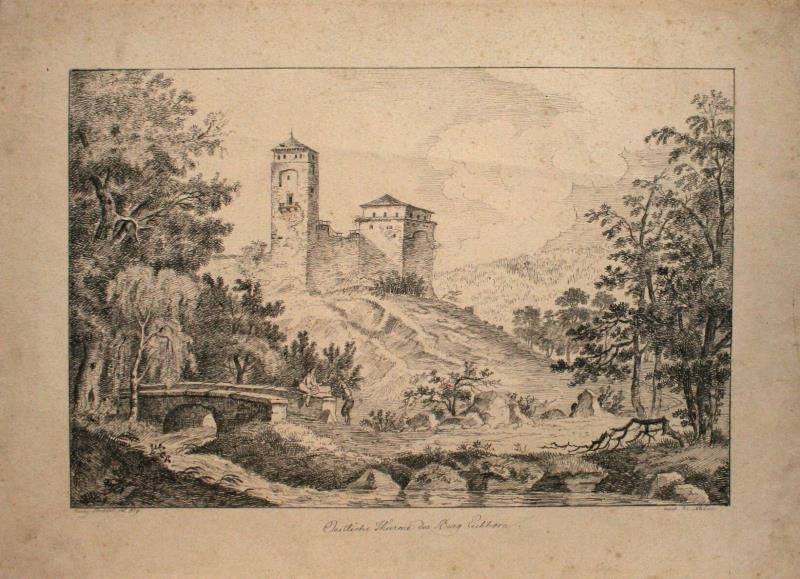 František (Franz) Richter - Východní věže hradu Veveří