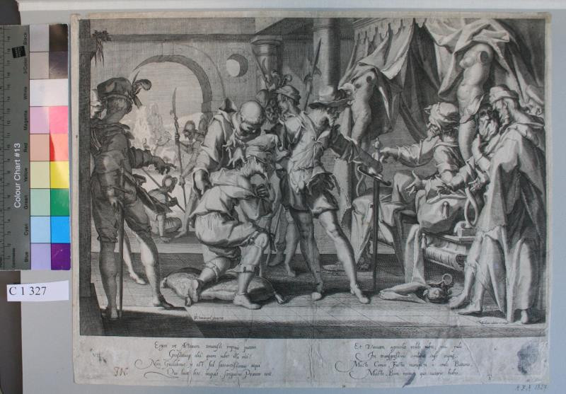 Willem Swanenburg - Vilém II., hrabě holandský dává stít Bailliho