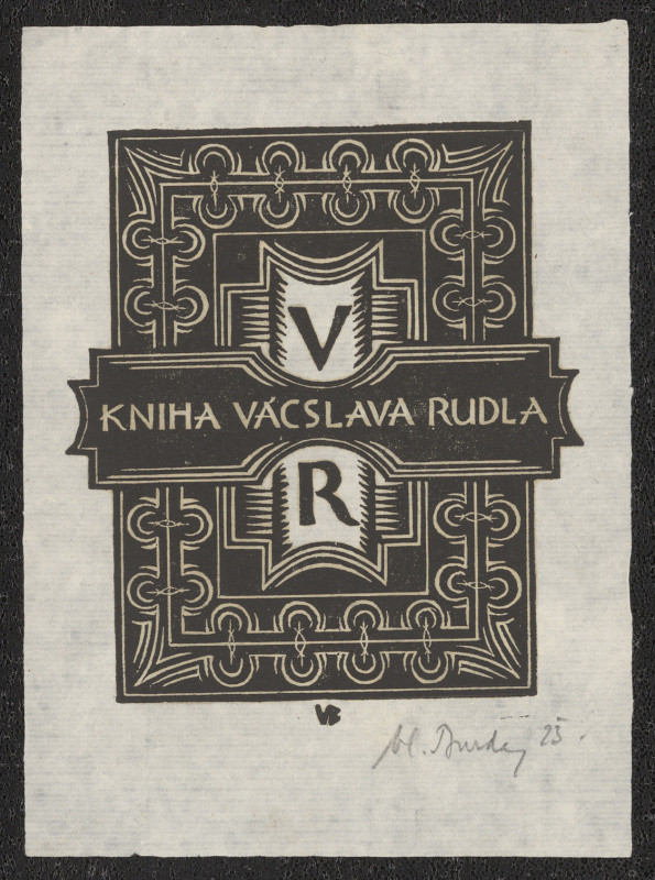 Vladislav Burda - Kniha Vácslava Rudla. in Sbírka Josefa Hanzla