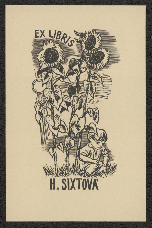 V. Javorský - Ex Libris H. Sixtová