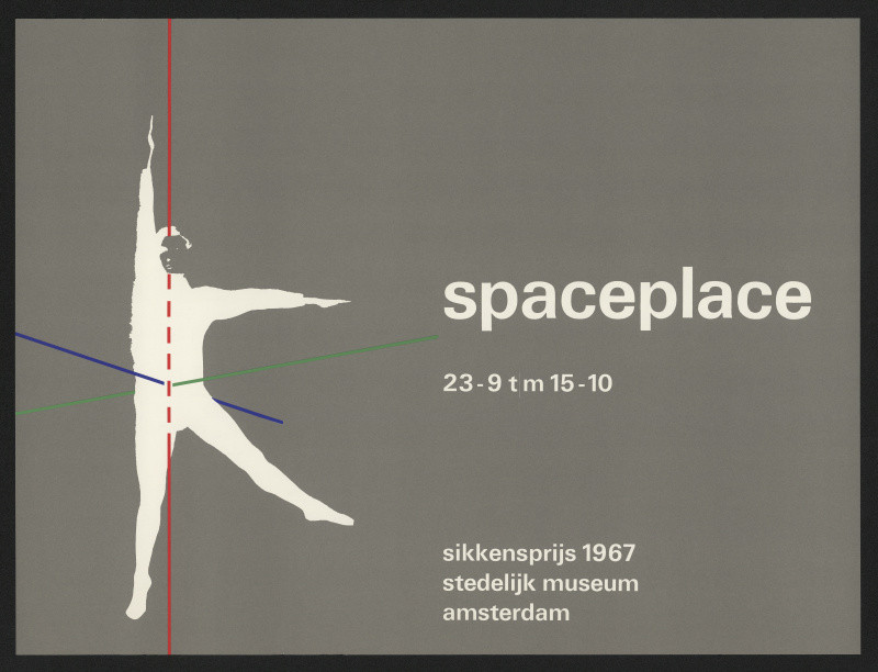 Wim (Willm Hendrick) Crouwel - Spaceplace. Stedelijk Museum Amsterdam 1967