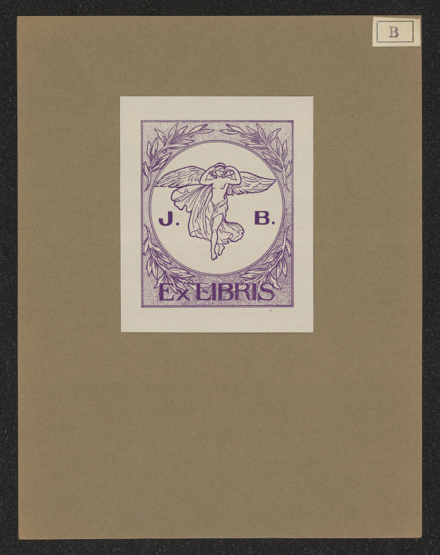 Guy Bourgoin - Ex libris J. B.