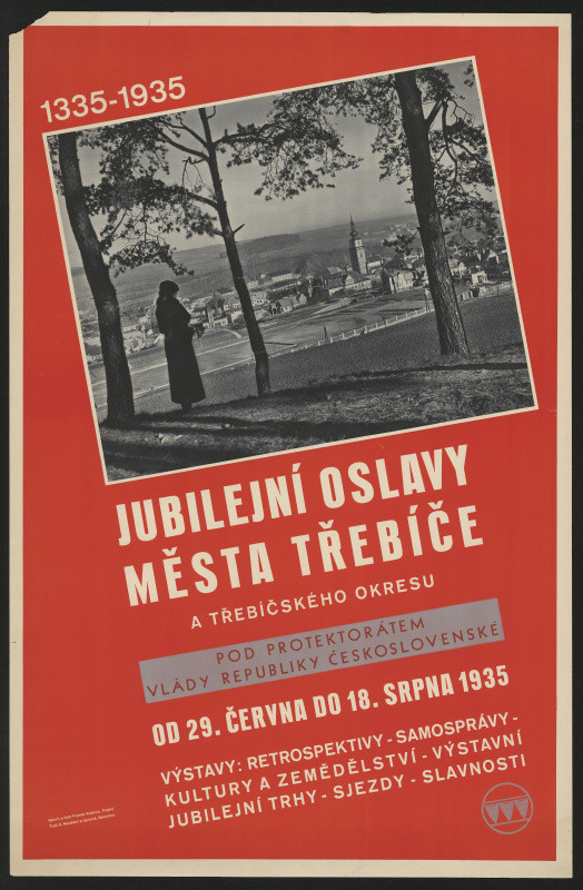 František (Franta) Kubica - Jubilejní oslavy města Třebíče 1935,  1335-1935