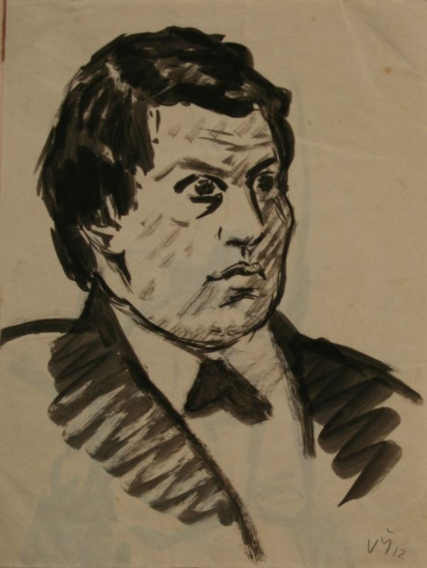 Václav Špála - Portrét V. Hoffmana