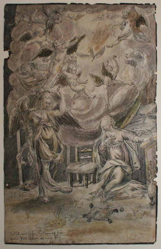 Hans von Aachen (okruh) - Zvěstování Panně Marii