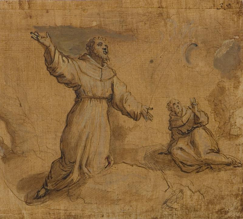 Jacopo Negretti zv. Palma il Giovane - okruh - Stigmatizace sv. Františka